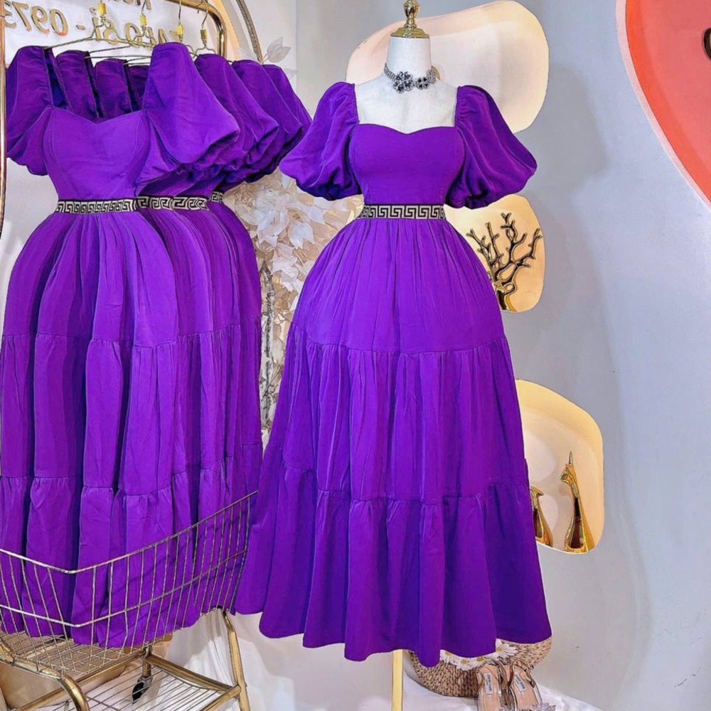 Purple Maxi Dress From Vietnam